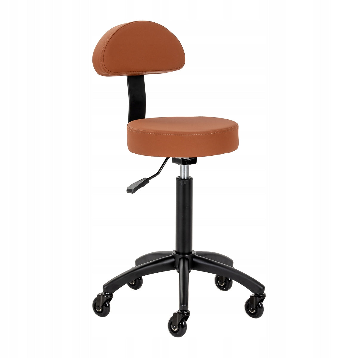 Hairdresser stool Gabbiano D026 brown