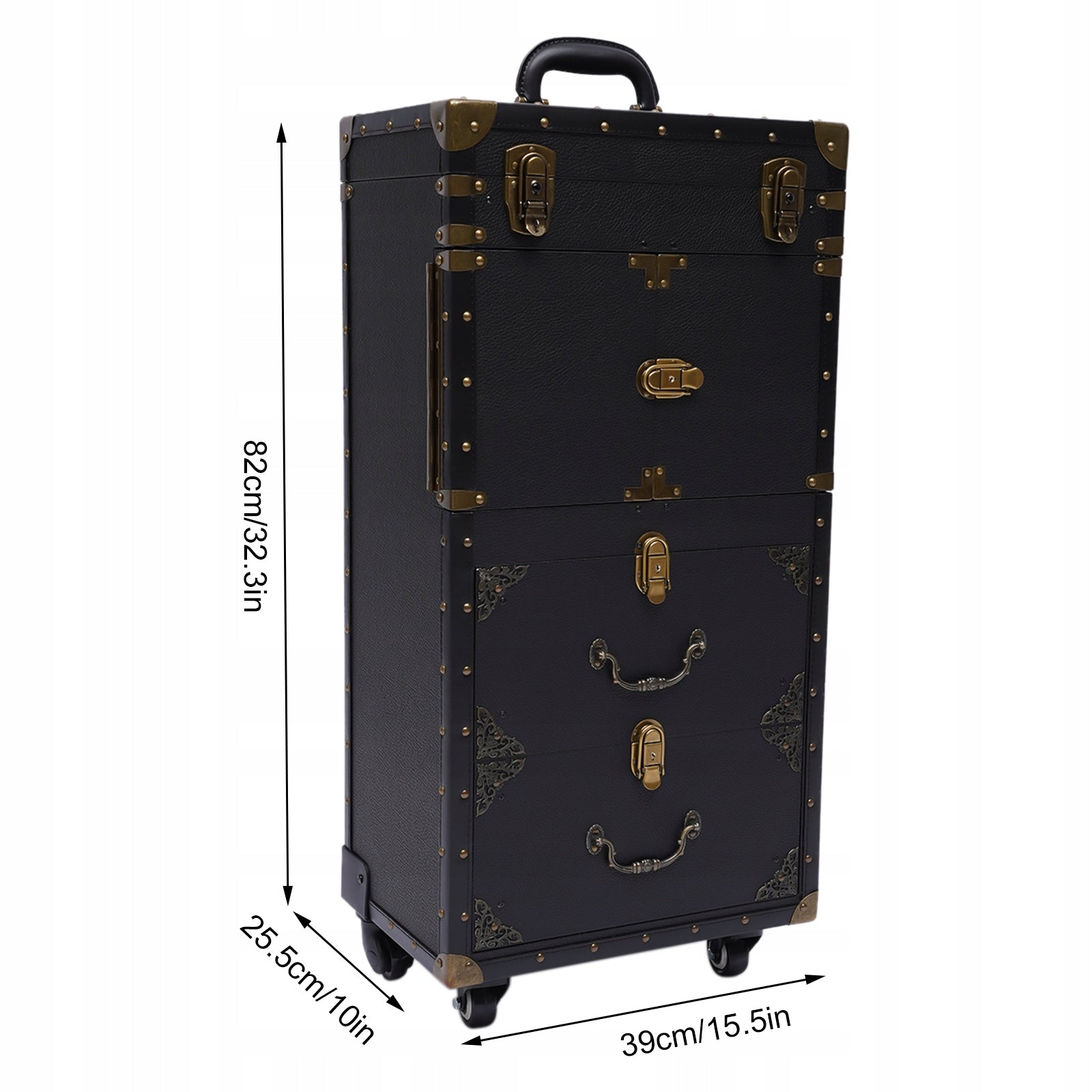 Hairdresser trolley on wheels with lock for storage on the go EAN (GTIN) 768788854696