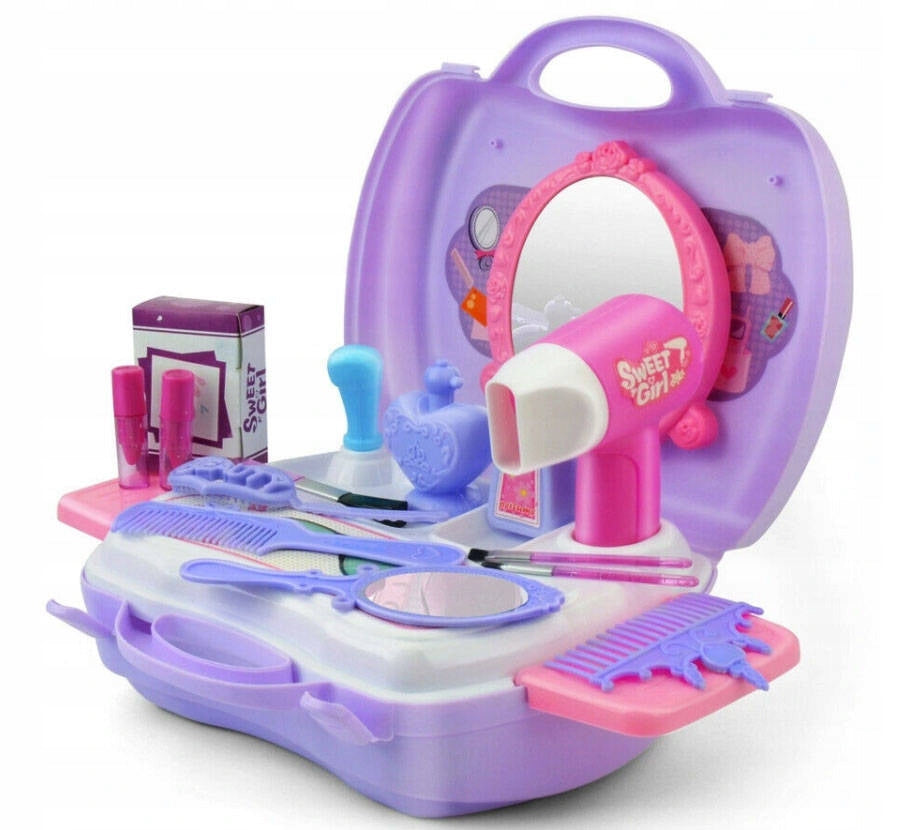 Hairdressing Set In Suitcase - Table With Mirror Brand NORIMPEX