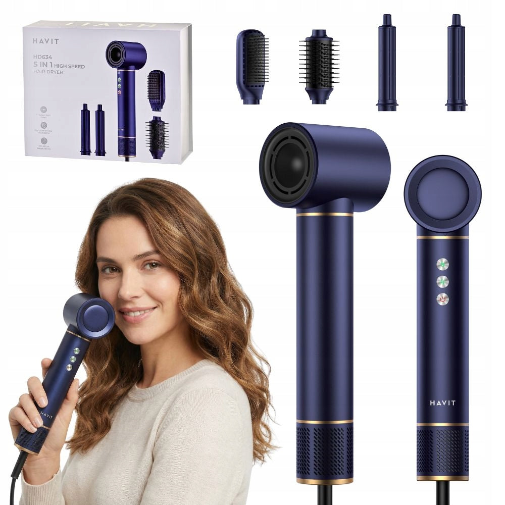 Hairdryer Havit HD634-EU (blue)