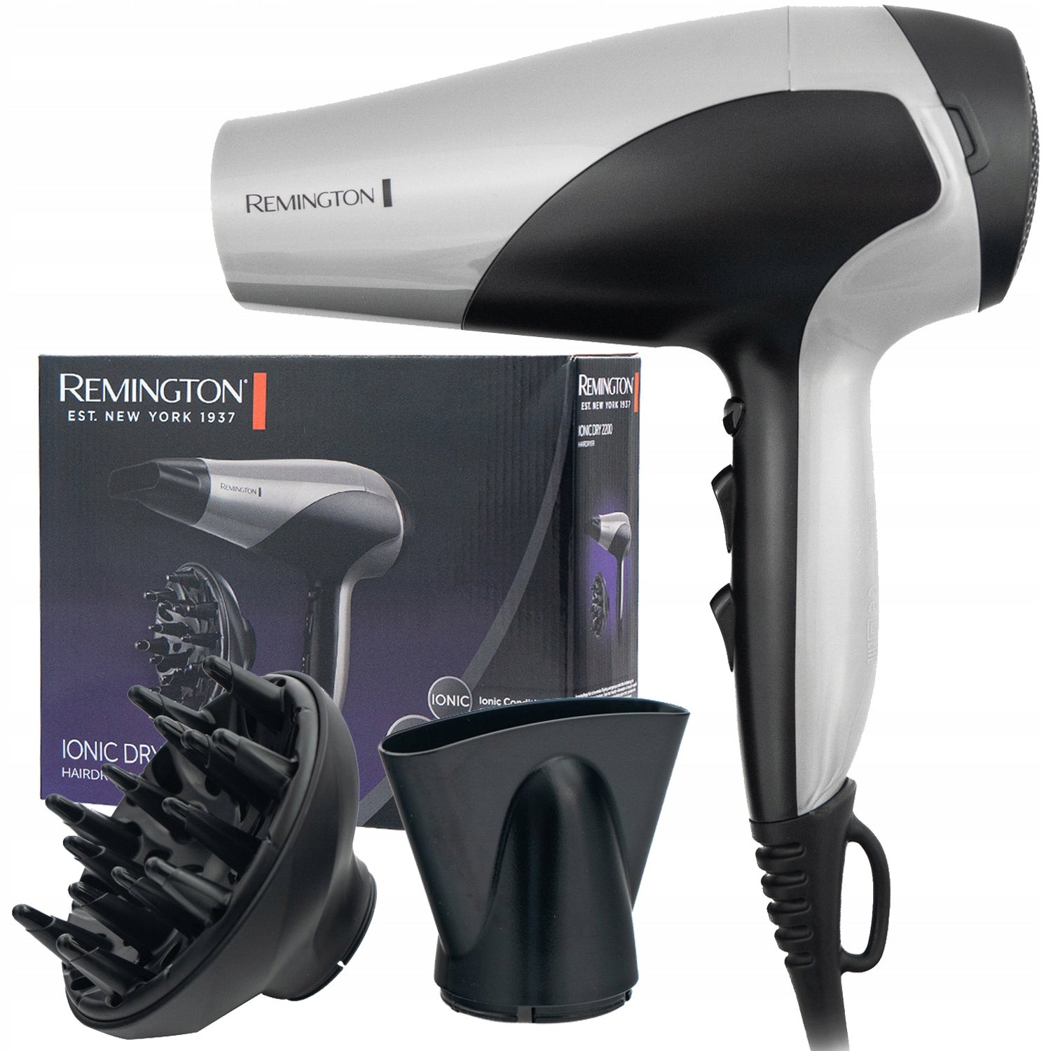 Hairdryer Remington IonicDry2200 D3190S POWERFUL 2200 W ionization