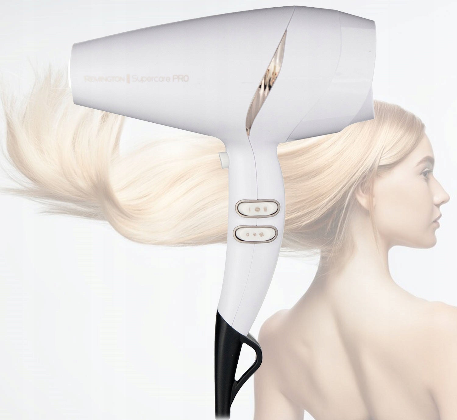 Hairdryer Remington SuperCare Pro AC7200W 130km/h IONIZATION Packaging status original