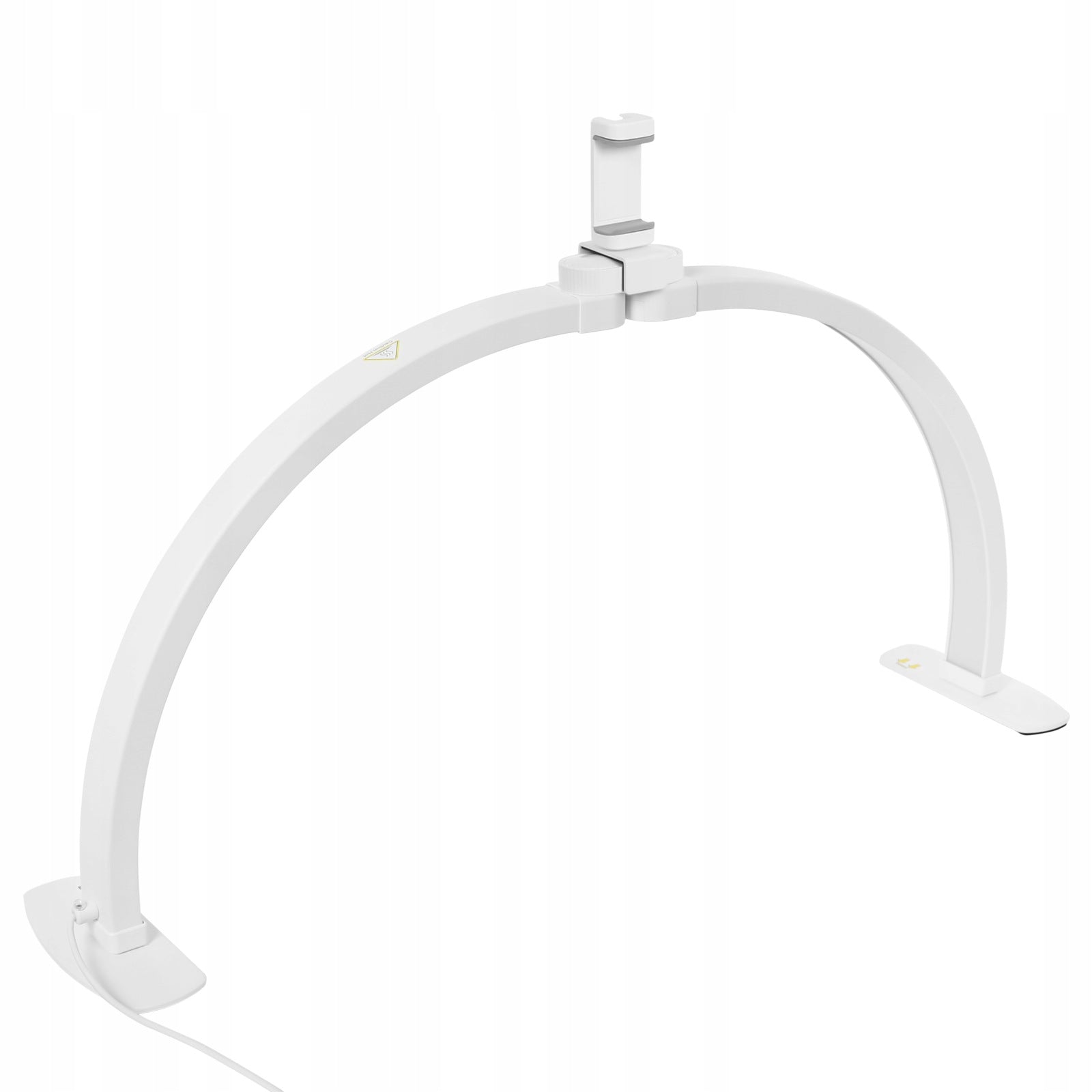 Half Moon Lamp for Nail Desk Eyelash Lamp 3 Color Temps 10 Dimmable Levels