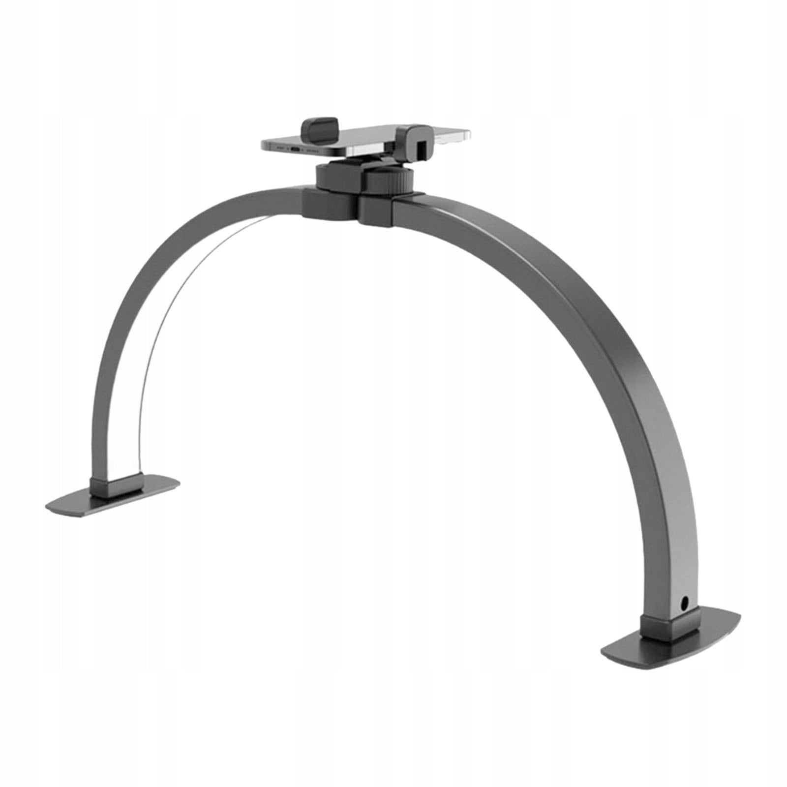 Half Moon Light Professional 3 Color Adjustment Nail Table Lamp Black