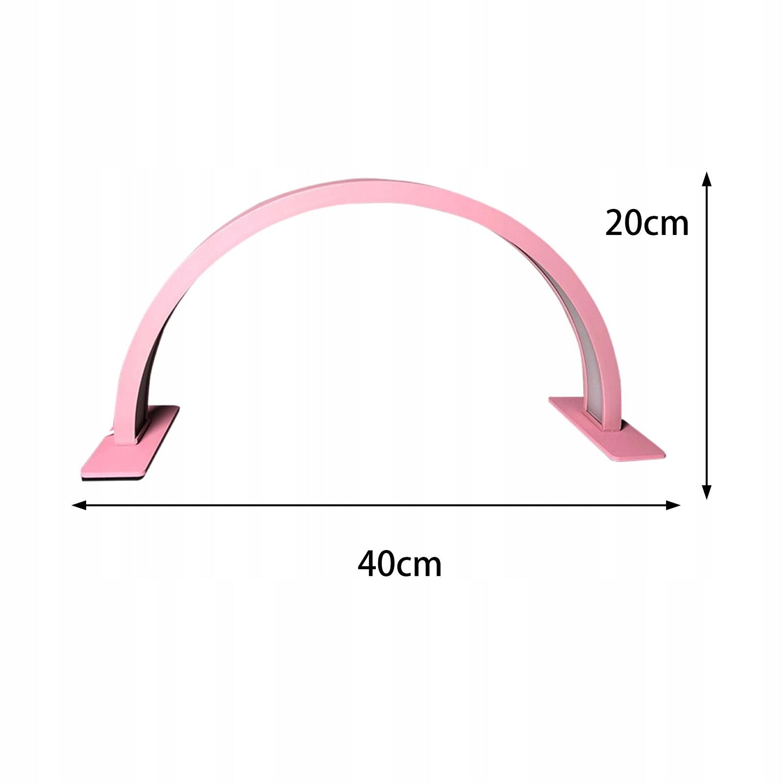 Half Moon Light for Nail Desk LED Manicure Desk Lamp Nail Tech Light Pink Medical device type accessories for a medical device or a product without an intended medical purpose