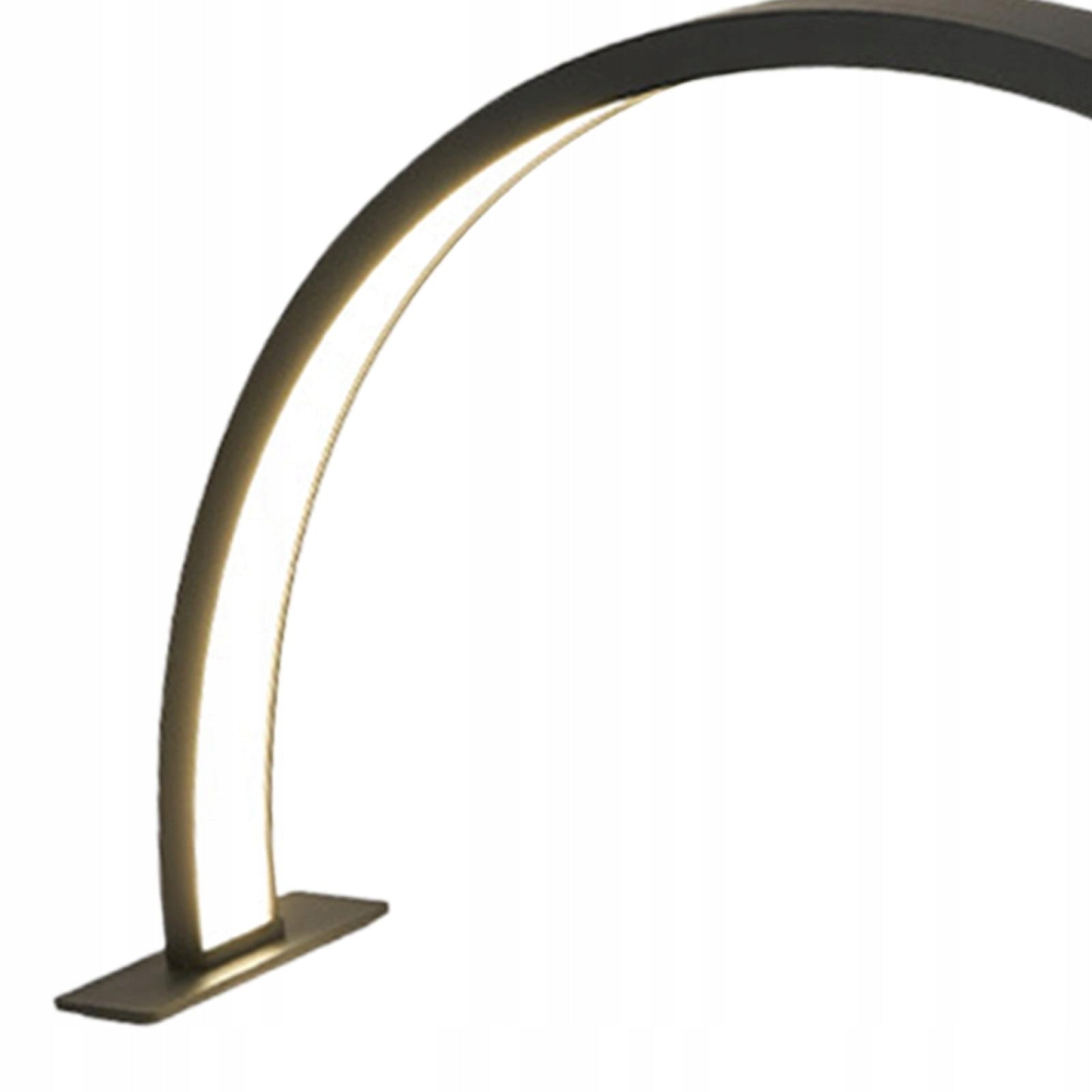 Half Moon Nail Desk Lamp 3 Color Lighting Nail Table Lamp LED Nail Black Medical device no