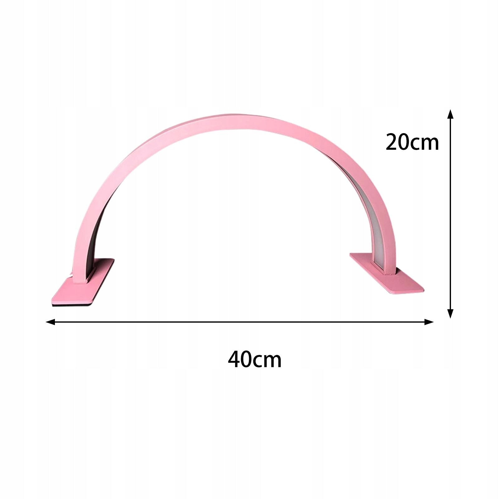 Half Moon Nail Lamp for Desk 20W 3 Color LED Manicure Desk Lamp LED Pink Medical device no