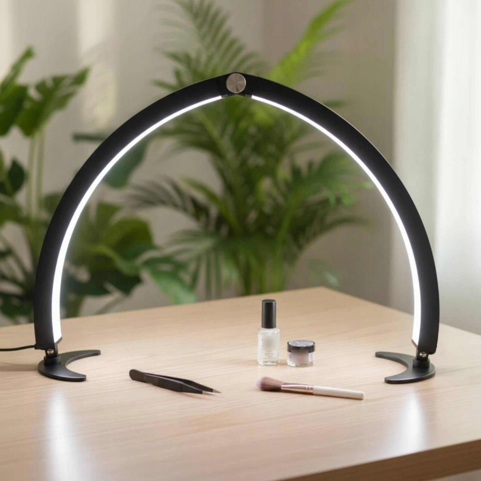 Half Moons Nail Light with Curved Base Arch Half Cosmetic Work Pink Eu Plug Medical device no