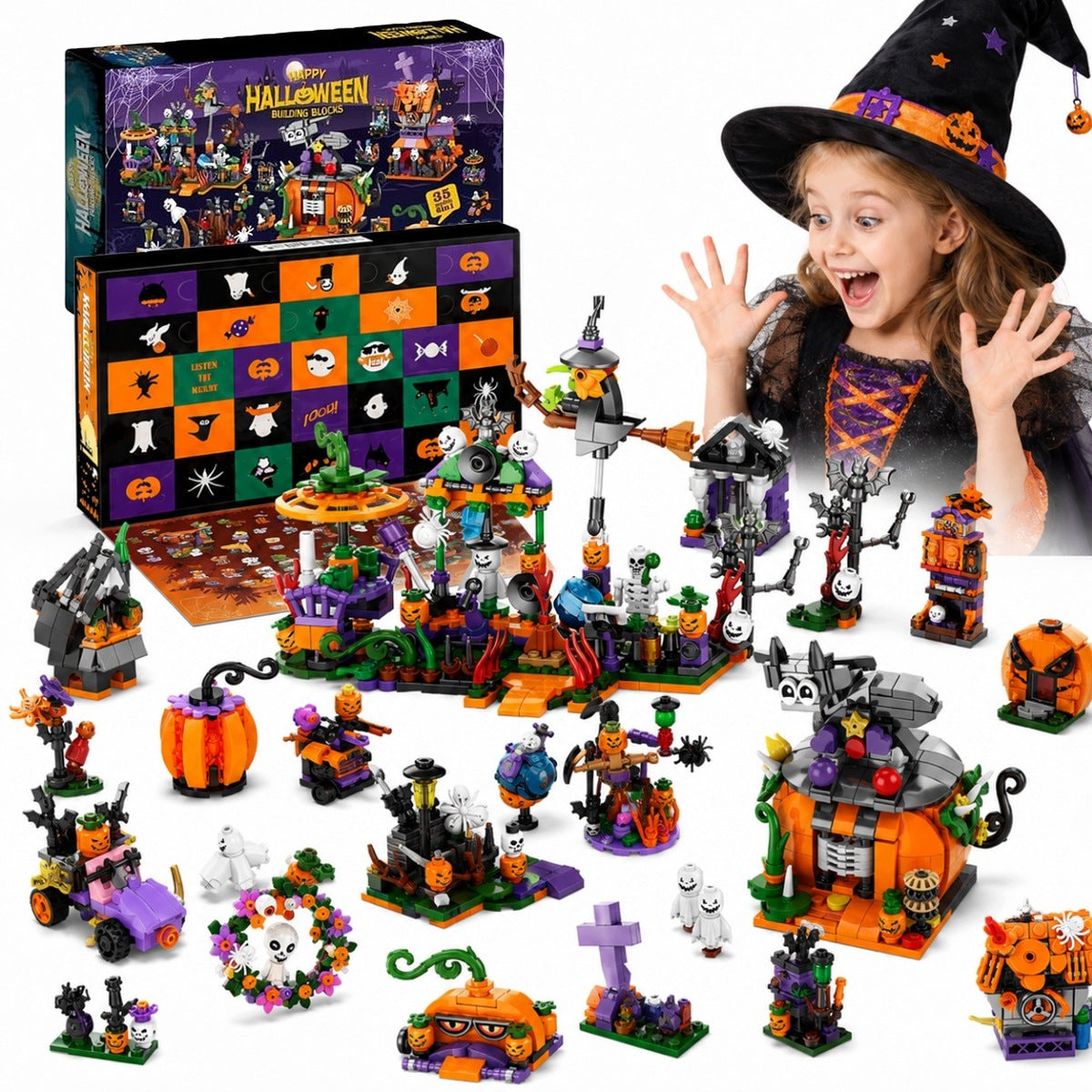 Halloween Advent Calendar 2026, 31 days, construction surprises