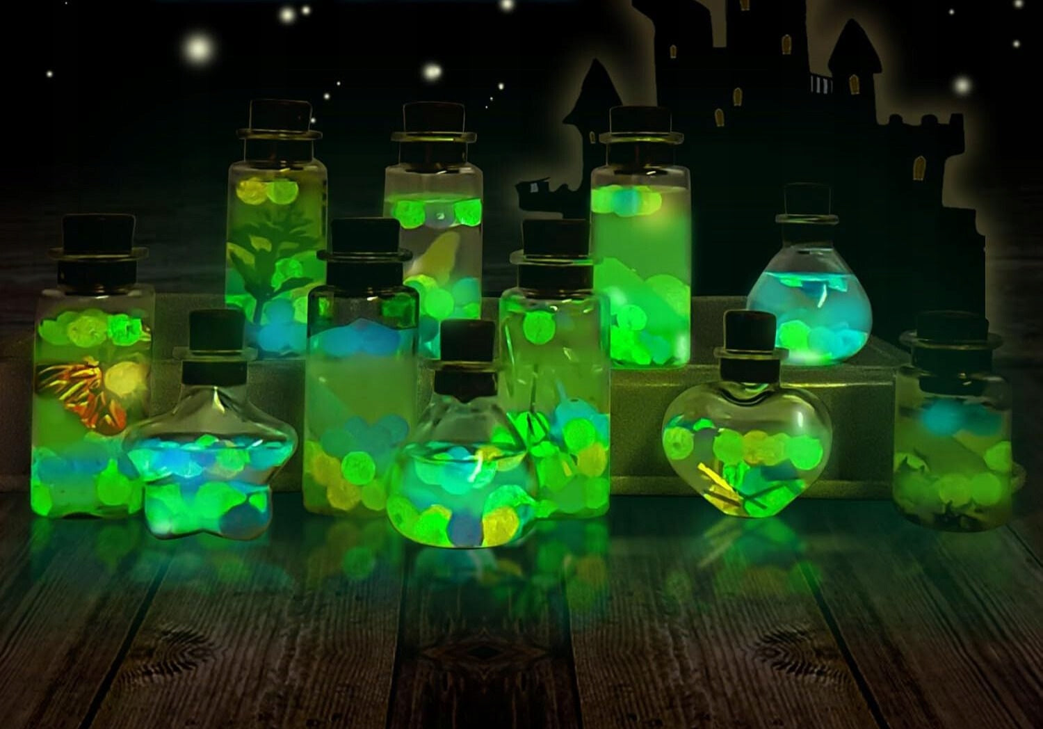 Halloween DIY Magic Potion Making Kit – Creative Decorative Bottle Set Manufacturer code Zestaw Czarodzieja Czarodziejki dla Dzieci