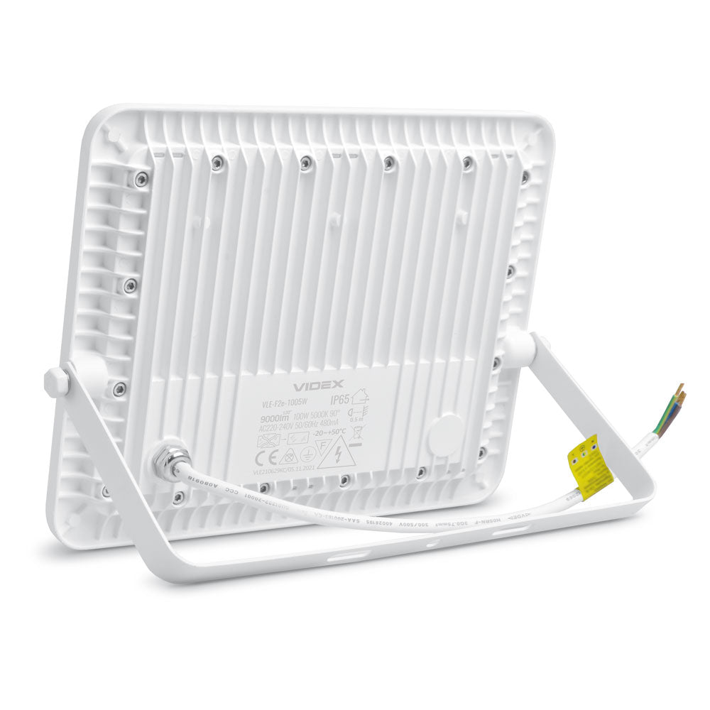 Halogen Floodlight LED white LAMP 100W 9000lm 5000K IP65 VIDEX neutral Brand Videx