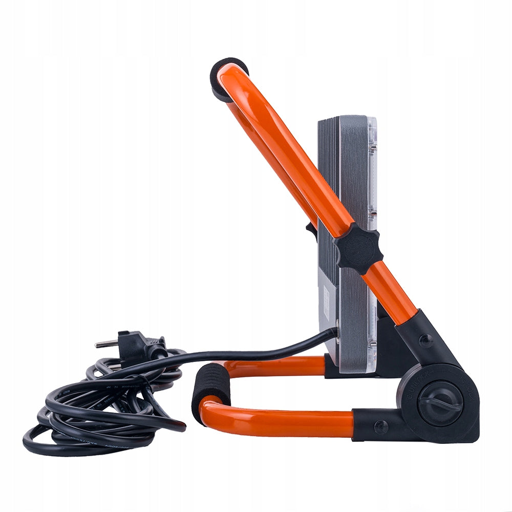 Halogen LED Building 100W 11000lm Holder Portable 230V Cord With Plug Batteries included no