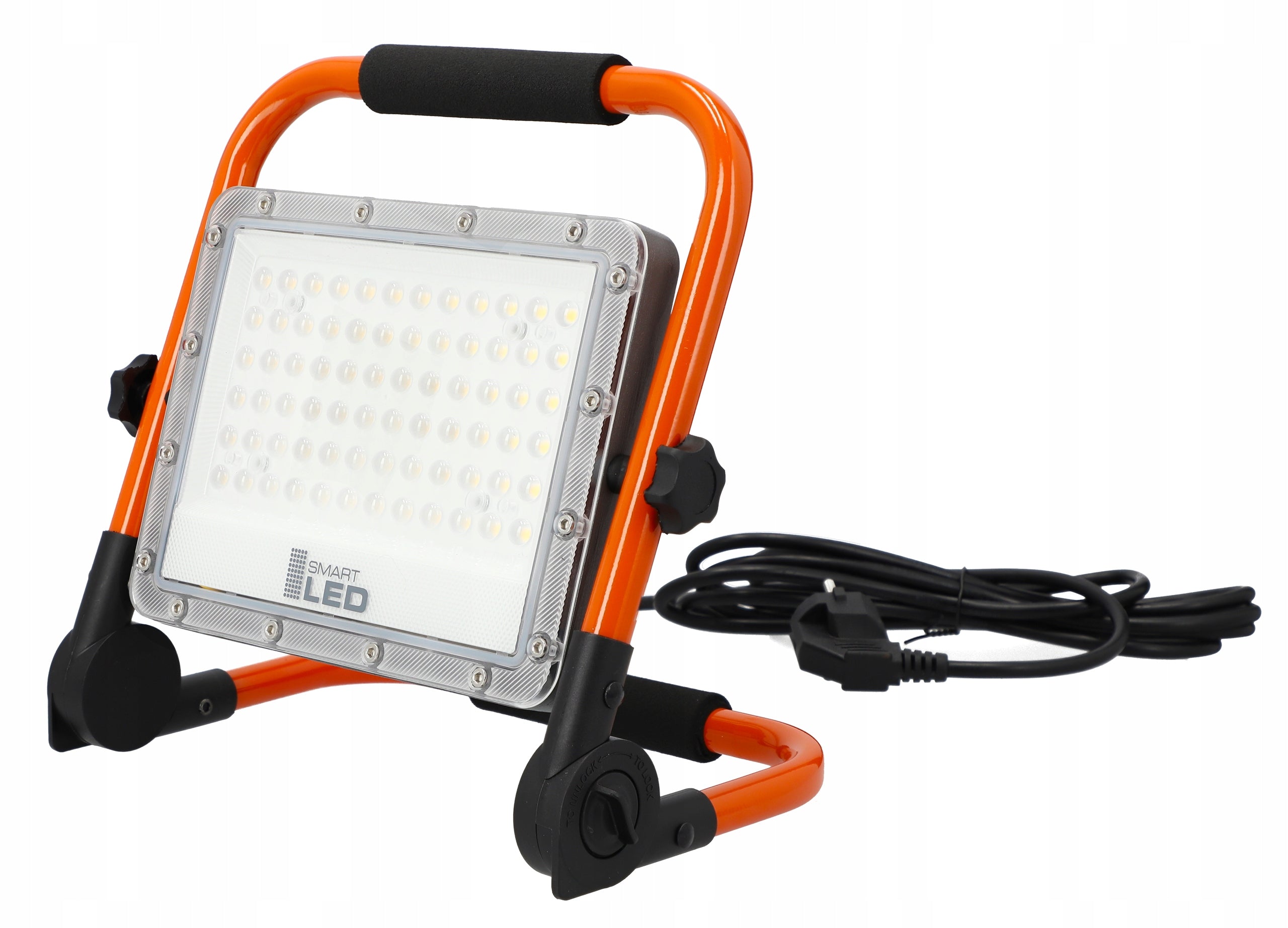 Halogen LED Floodlight Portable 3m 50W Premium Work Lamp On Stand Color silver