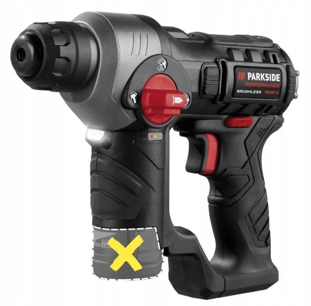 Hammer cordless drill 12V 1,1J SDS+ PBHAP 12 A1 PARKSIDE