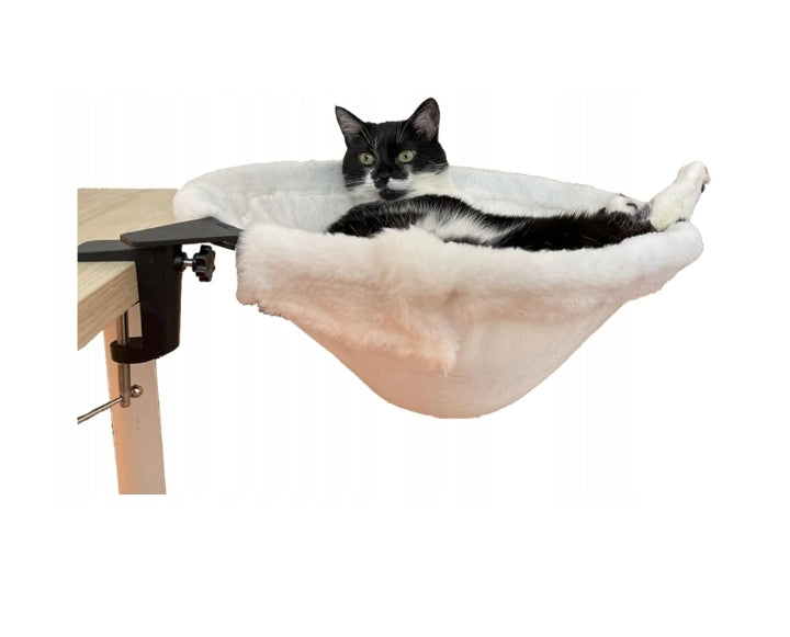 Hammock Natural for cats white round Generisch cozy 44x44 cm TO 3KG