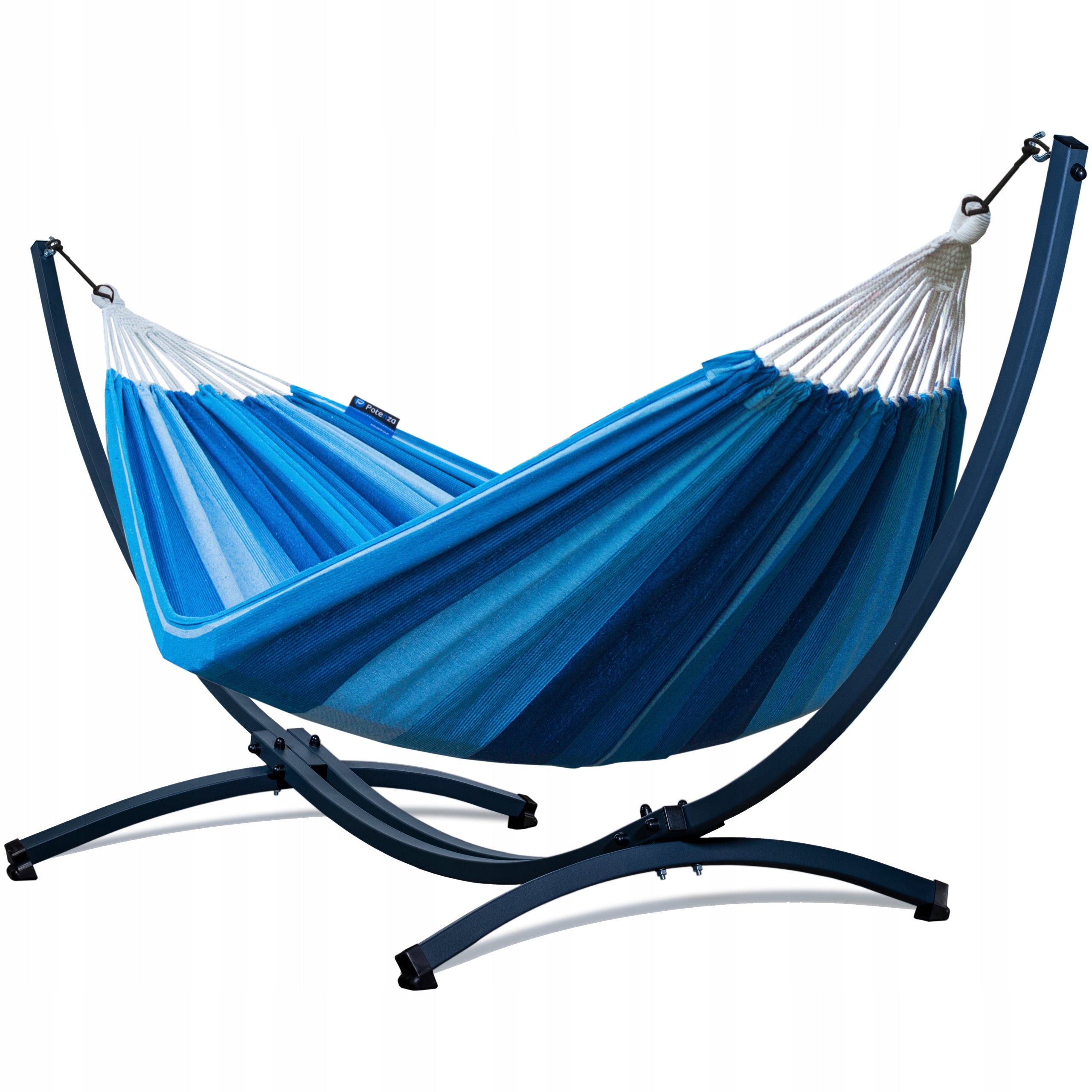 Hammock with steel frame GRANDE hammock double garden set POTENZA