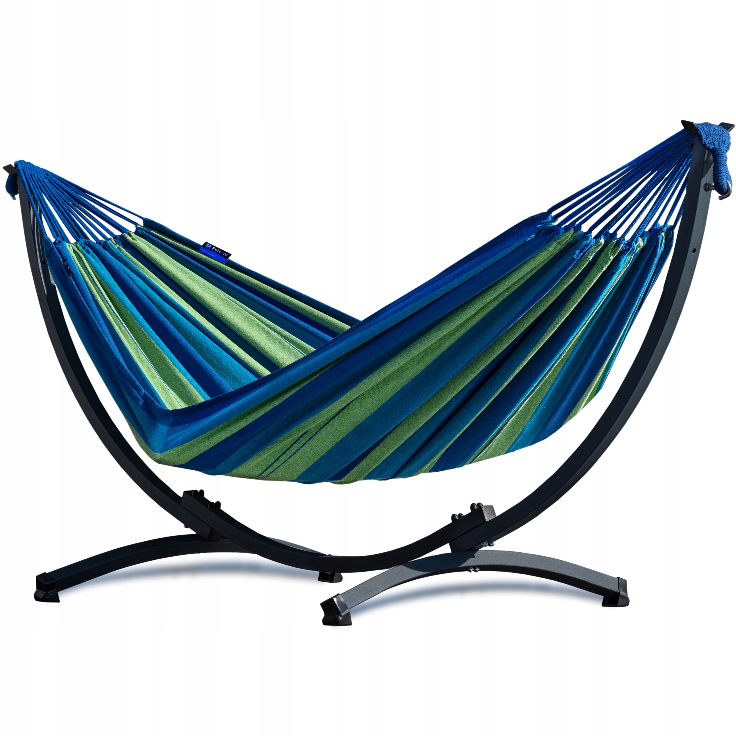 Hammock with steel frame KOMPAKT set for terrace garden hammock POTENZA