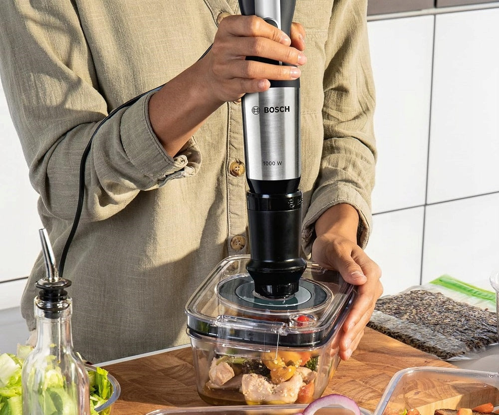 Hand Blender Bosch Ergomixx MS6CM61V2 1000W Turbo Vacuum Packaging Manufacturer code 015653