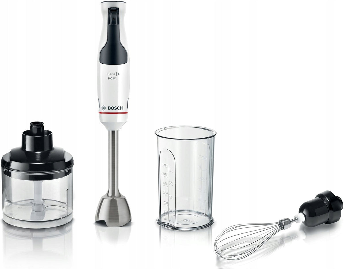 Hand Blender Bosch MSM4W421 ErgoMaster 800 W Shredder Container Packaging status original