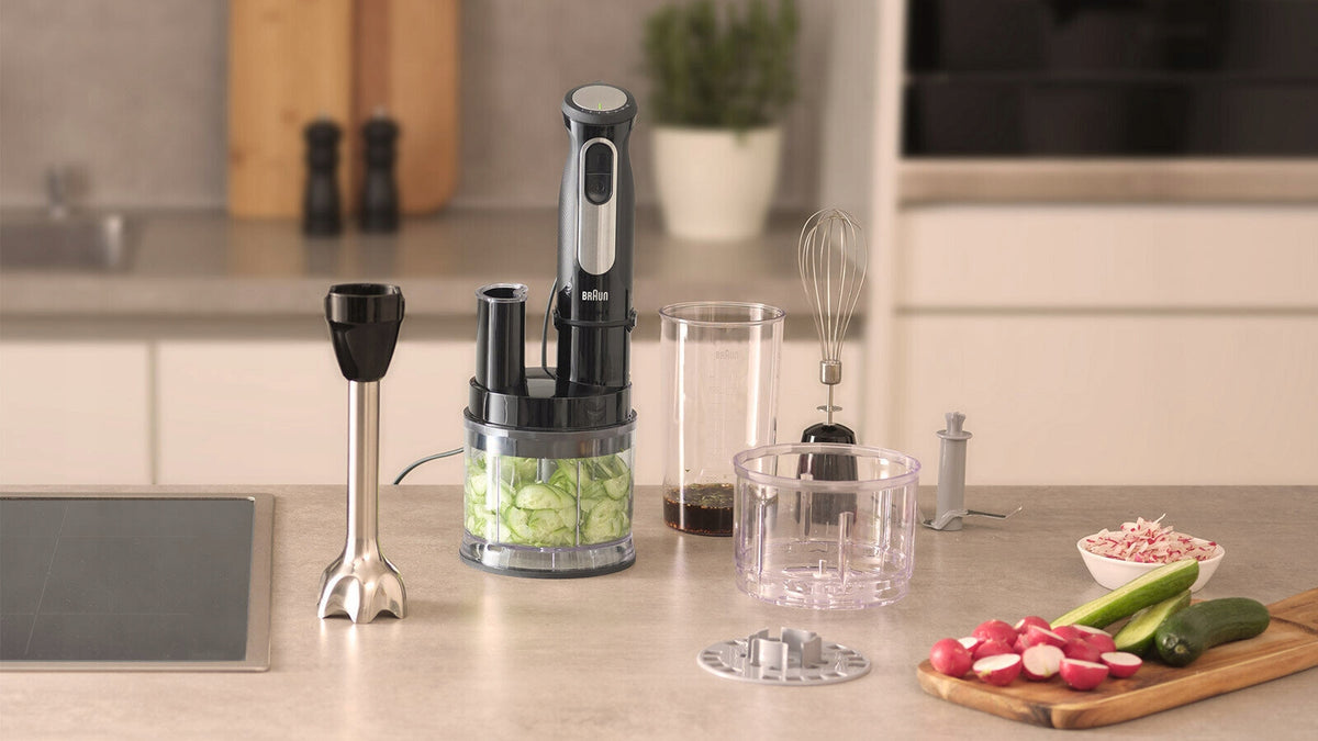 Hand Blender Braun MultiQuick 5 Pro MQ 55755M 1000 W black Packaging status original