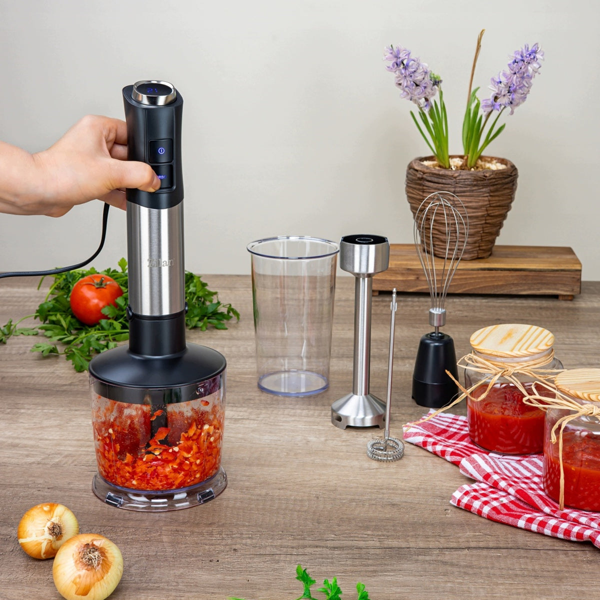 Hand Blender MULTIFUNCTIONAL SET 5IN1 POWER 1200W Packaging status original