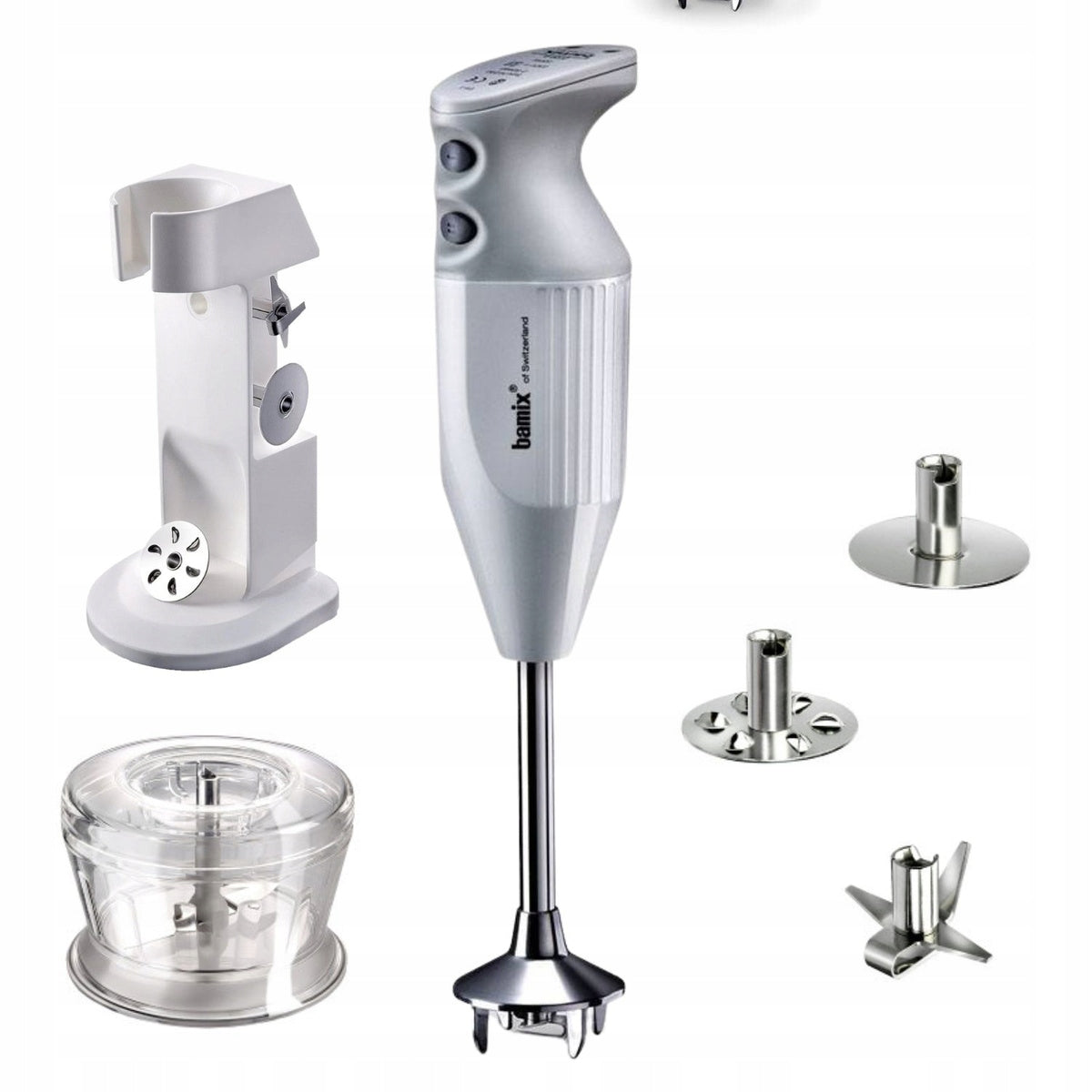 Hand Blender Multifunction Bamix DeLuxe M160 Adjustable Speed Grey