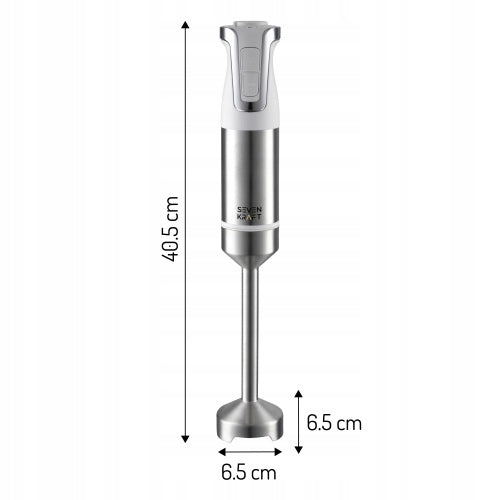 Hand Blender Multifunction Turbo Shredder Mixer Set 5in1 1800W Dominant color white