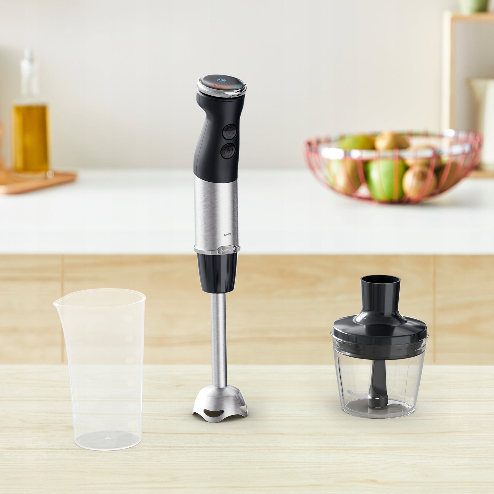 Hand Blender Tefal Quickchef+ HB672830 1000 W 2in1 Blades Powelix Brand Tefal