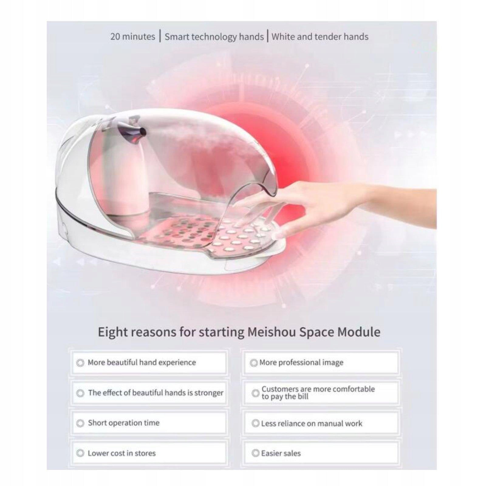 Hand Care Steamer Hand Care Steaming Skincare Manicure Tool Home Use Pink Medical device type accessories for a medical device or a product without an intended medical purpose