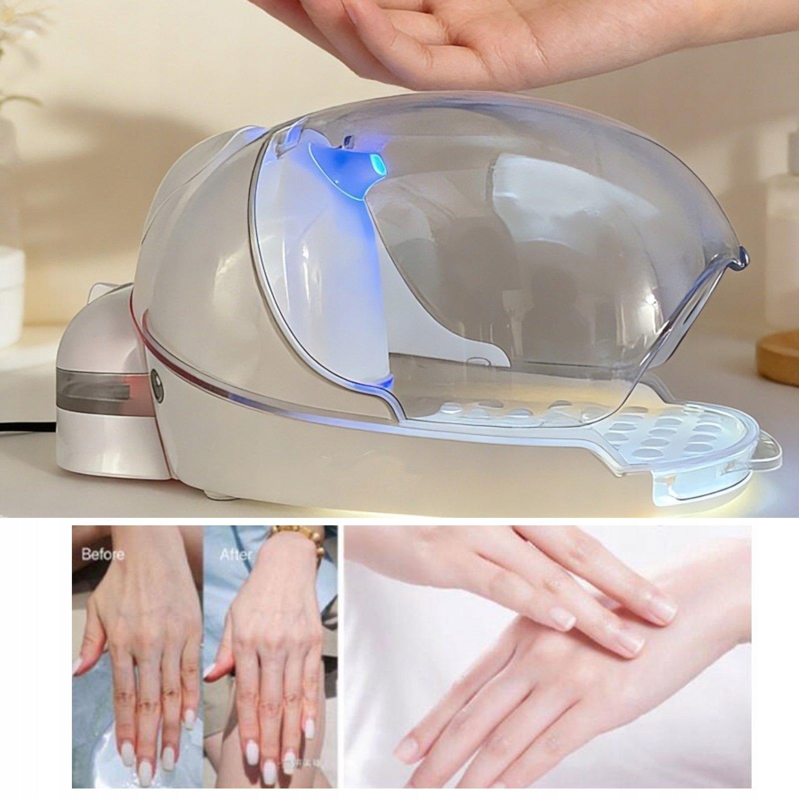 Hand Care Steamer Hand Care Steaming Skincare Manicure Tool Home Use White