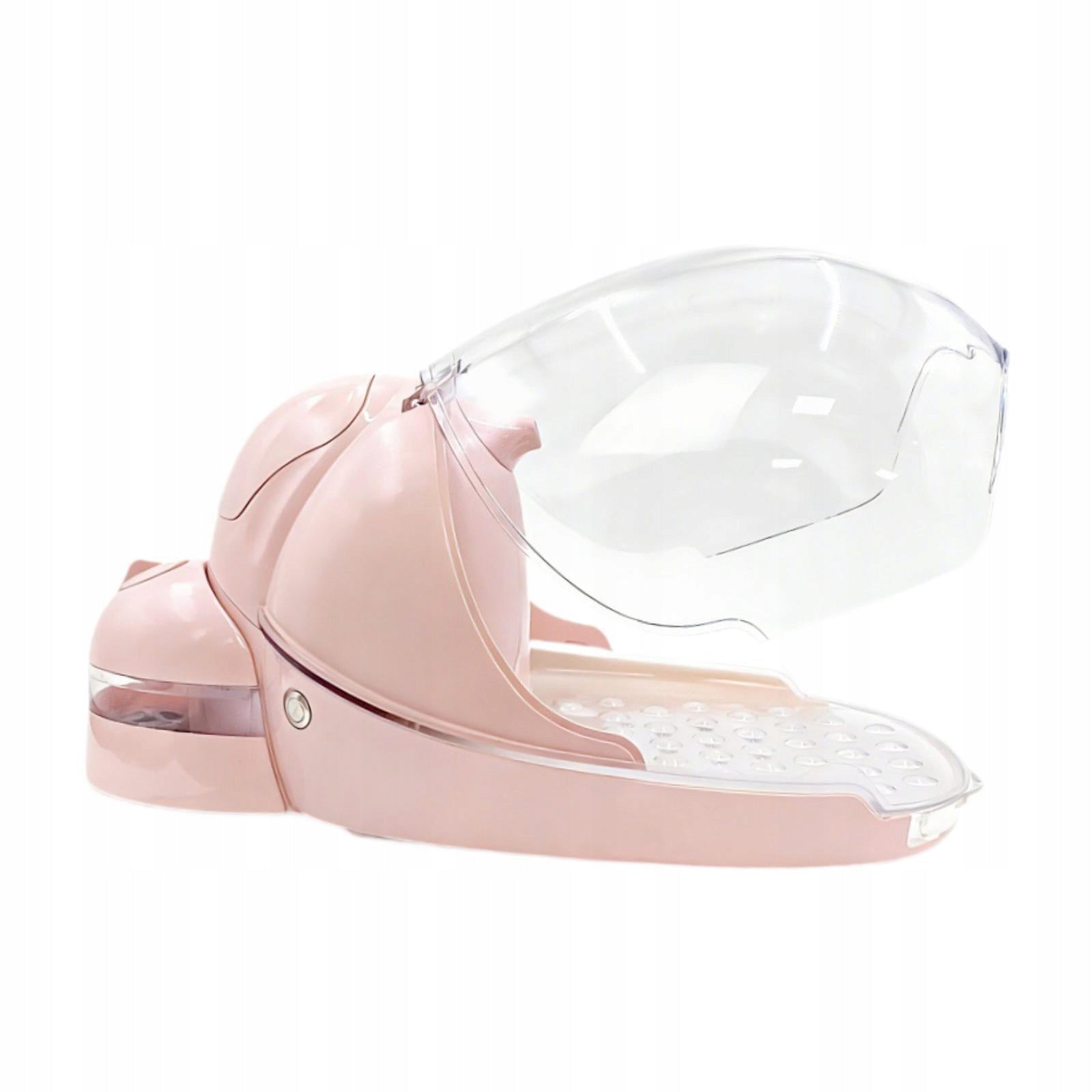 Hand Care Steamer Nail Dryer Salon Convenient Easy to Use Portable Pink