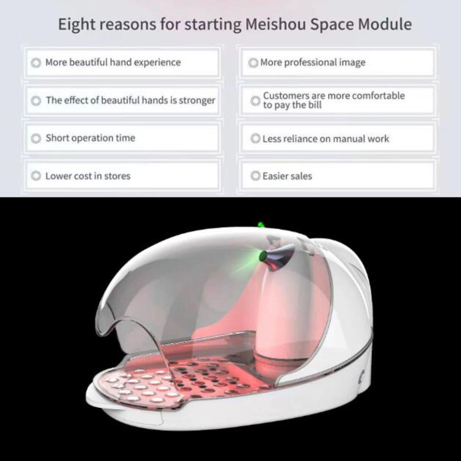 Hand Care Steamer Nail Lamp Deep Clean Versatile Office Family Friends Pink Medical device type accessories for a medical device or a product without an intended medical purpose