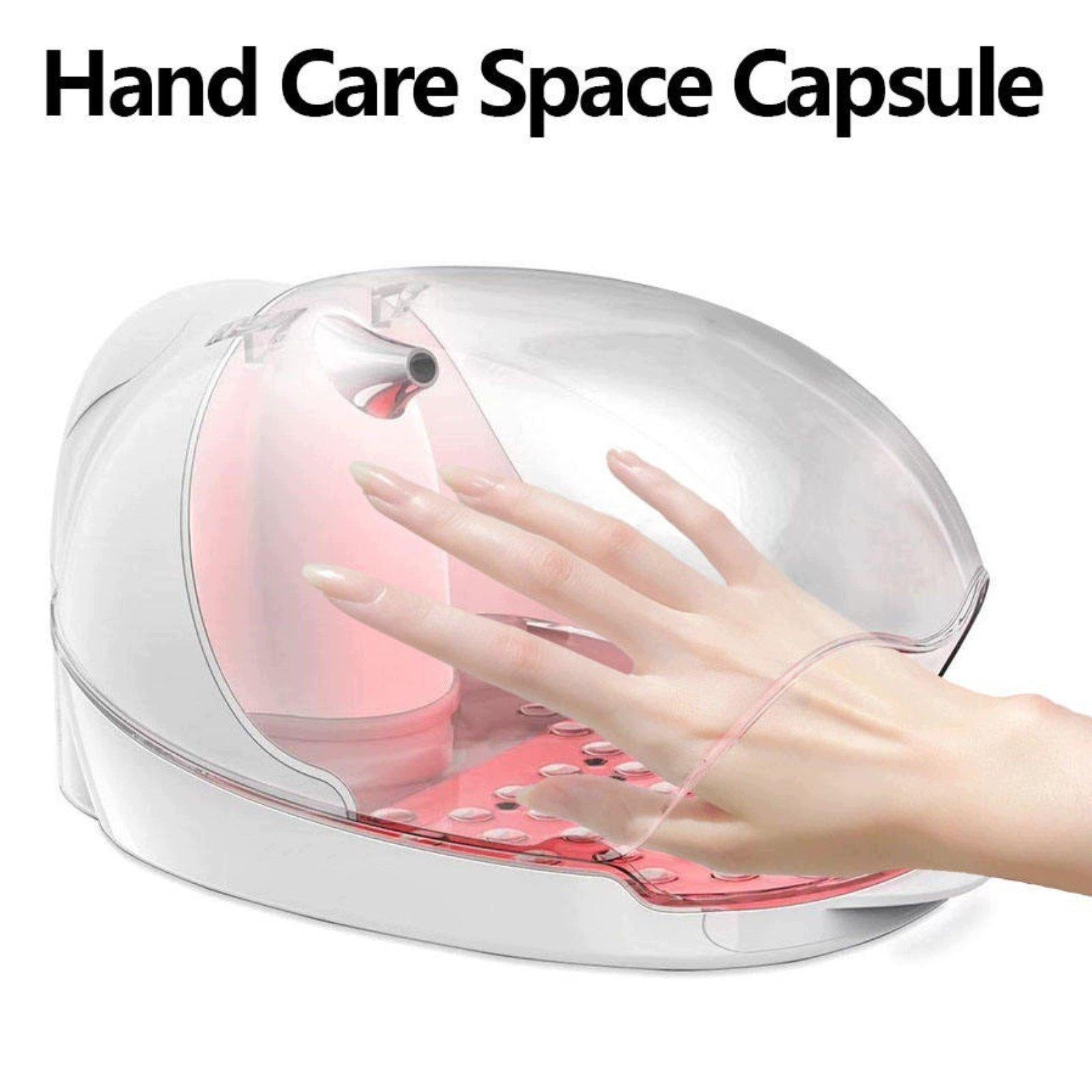 Hand Care Steamer Nail Lamp Deep Clean Versatile Office Family Friends Pink