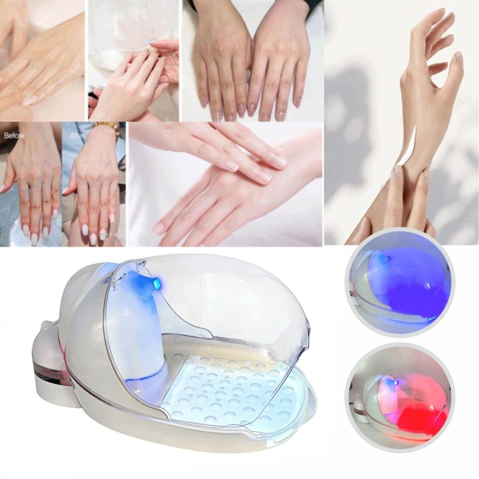 Hand Care Steamer Nail Lamp Ergonomic Men Women Premium Practical White