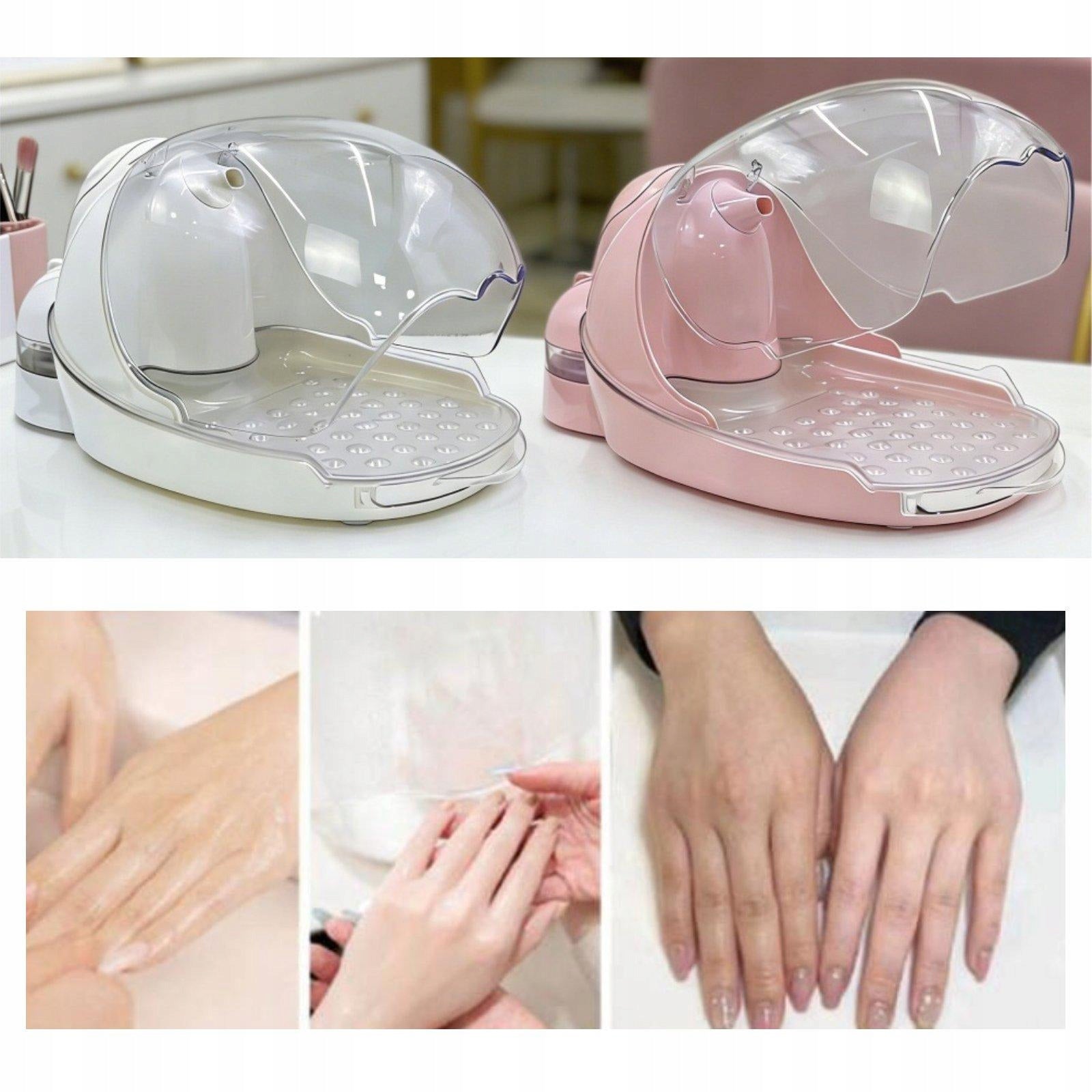 Hand Care Steamer Nail Lamp Multipurpose Outdoor Salon Office Premium Pink Medical device no