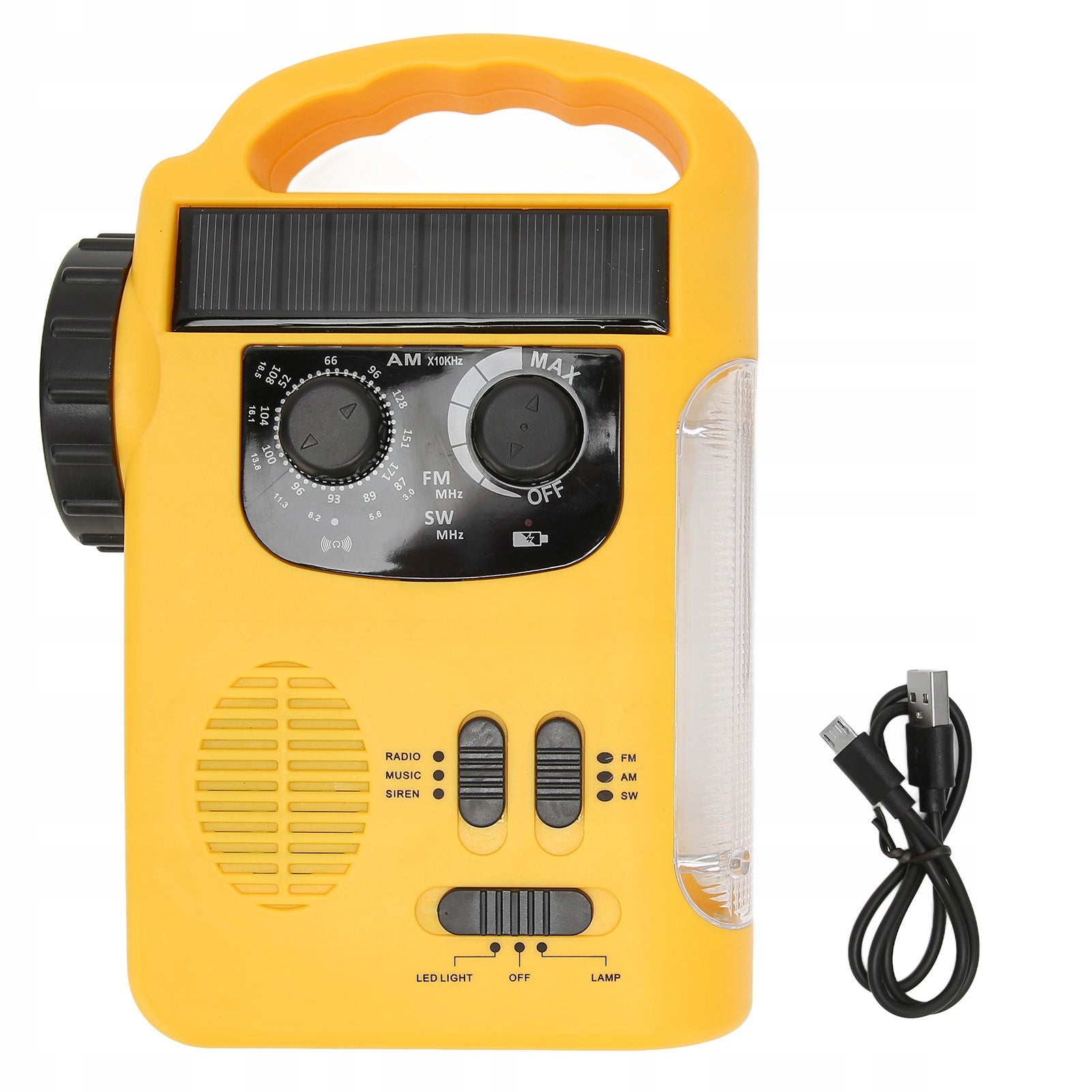 Hand Crank Solar Radio AM FM SW Radio Manufacturer code 3119220033811