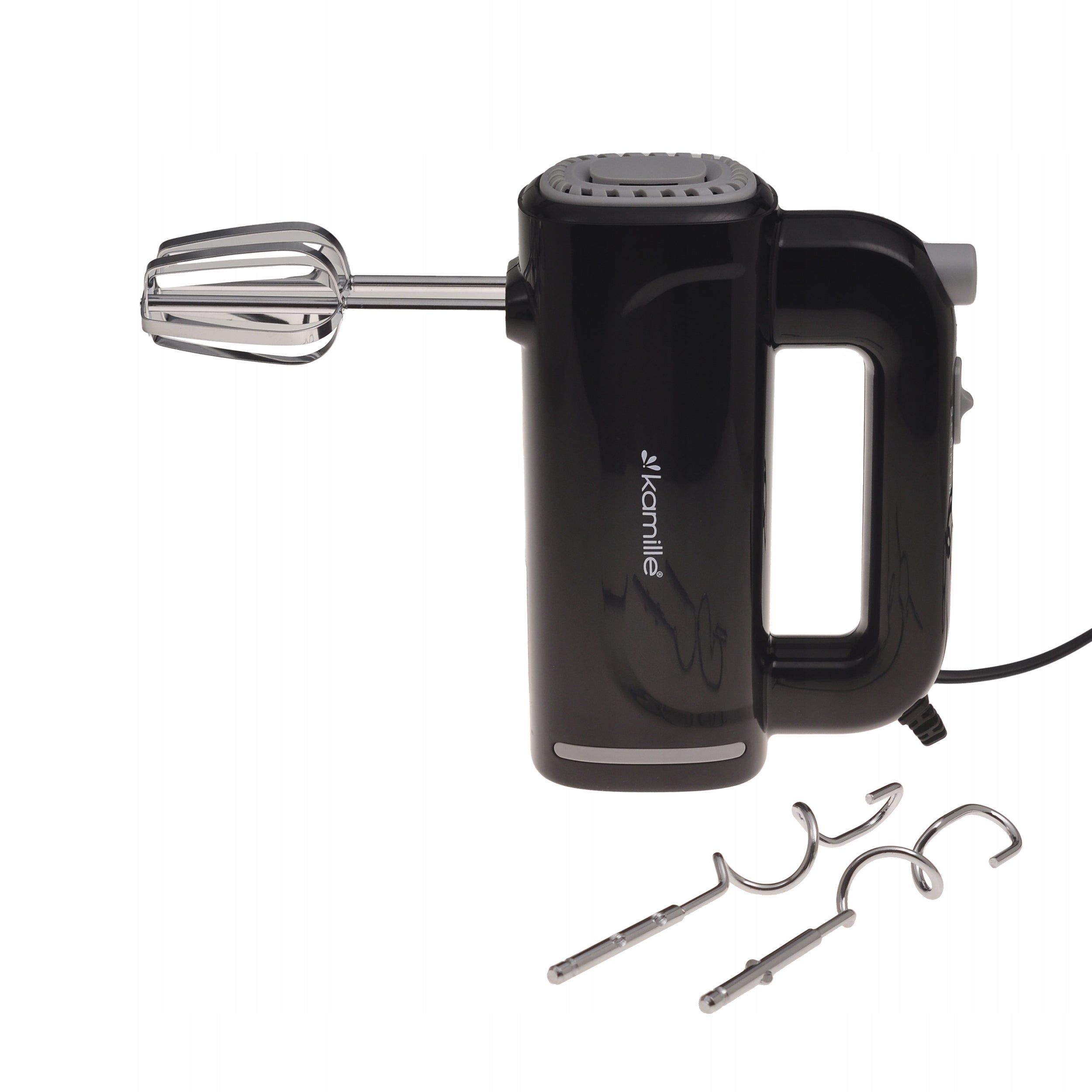 Hand Mixer Food Processor 5 Gears 4 Stirrers KAMILLE 150W black Power rating 150 W