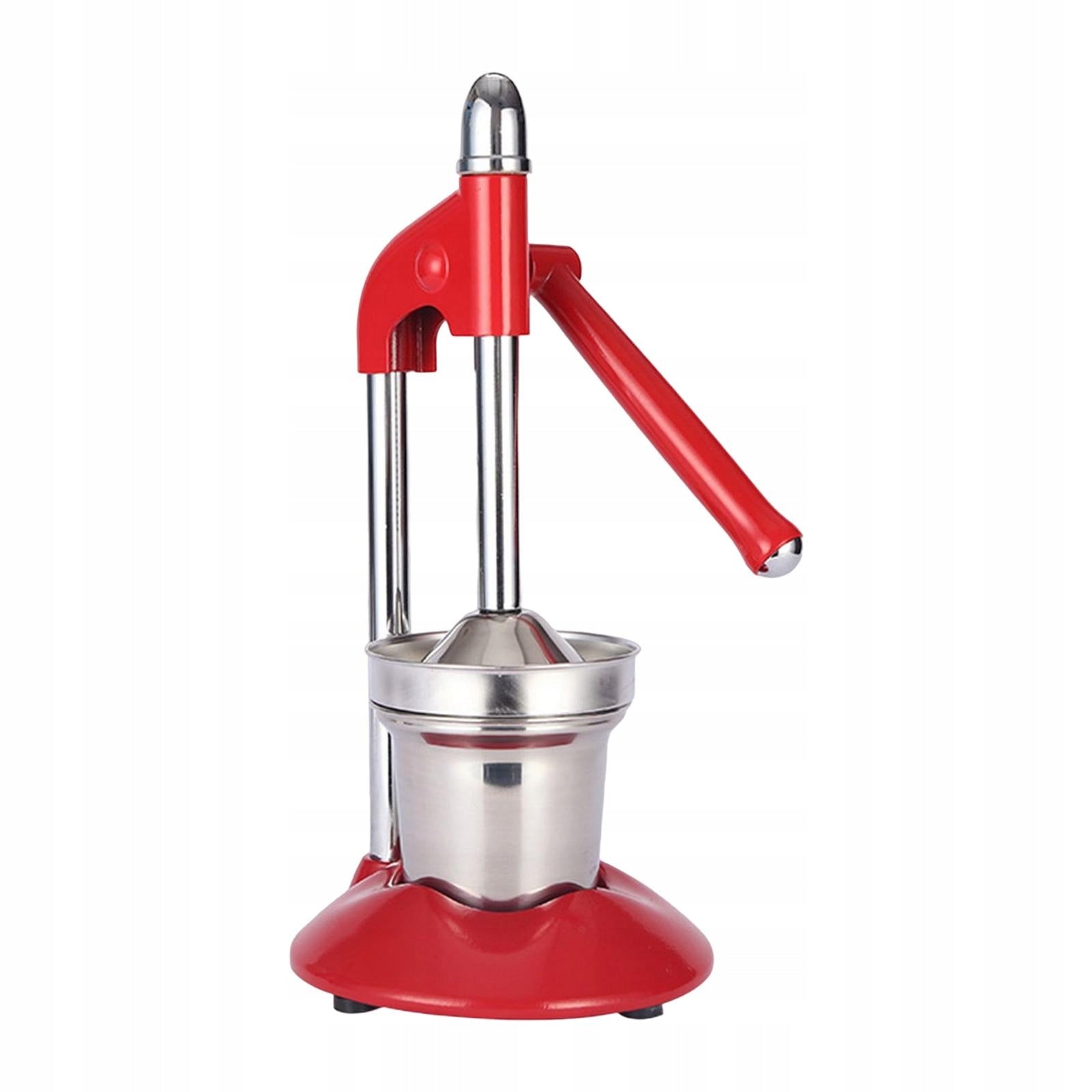 Hand Press Juicer Machine, Stainless Steel Lemon Squeezer, Quickly Red Dominant color red