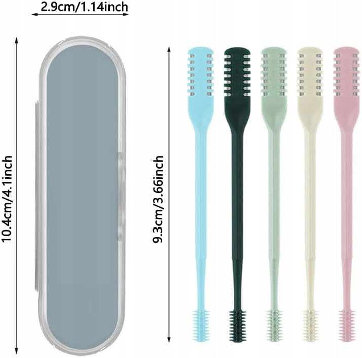 Hand Trimmer for Nose Hair Removal Scissors 10 Pcs With Double Tip Packaging status original