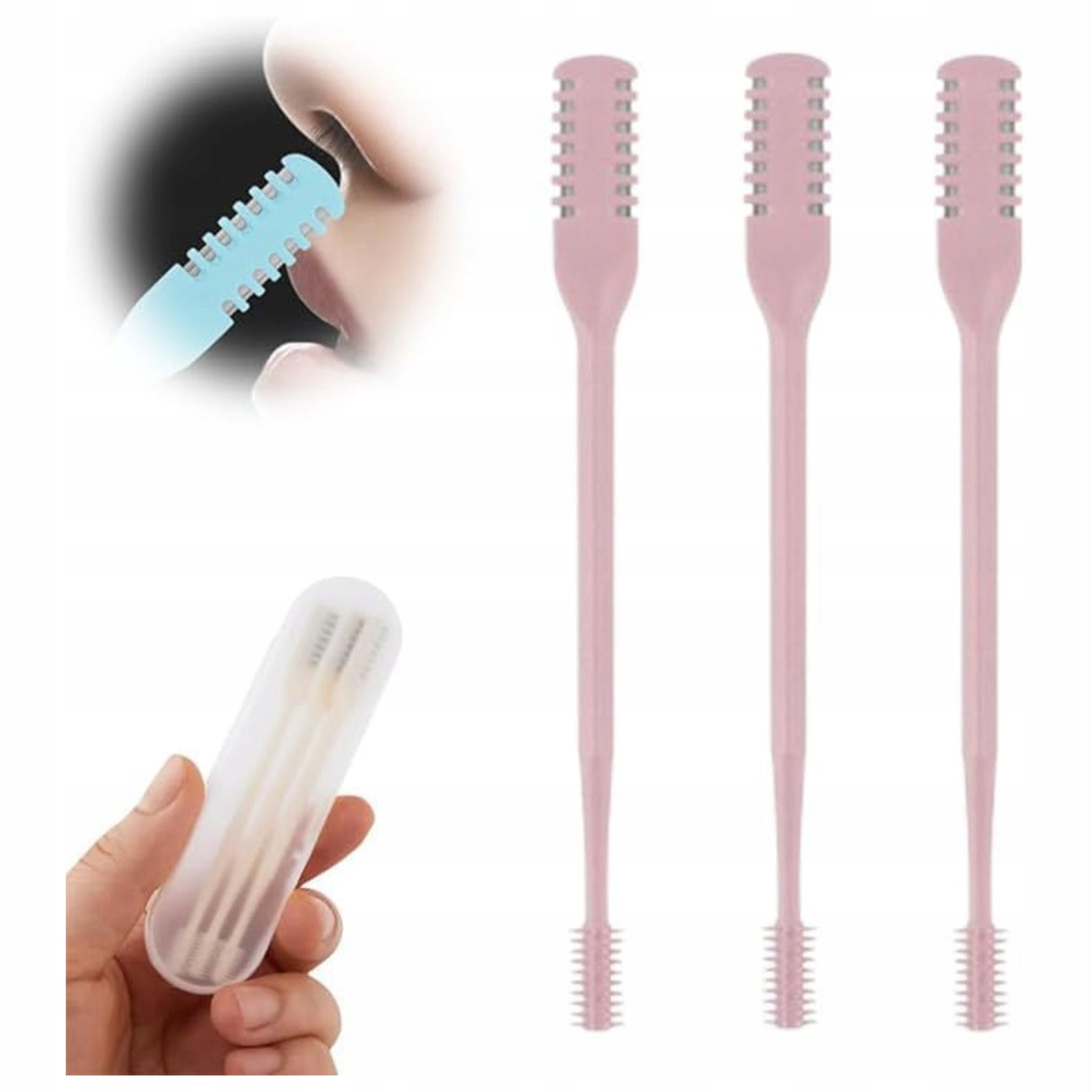 Hand Trimmer for Nose Hair Removal Scissors 10 Pcs With Double Tip