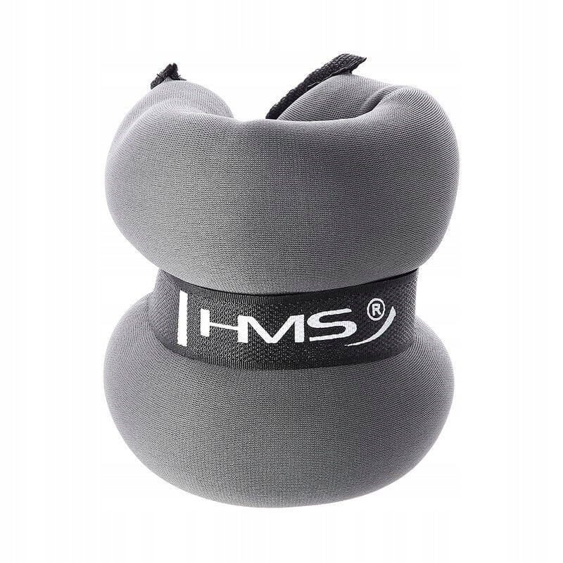 Hand and Leg Weights HMS OB05 Gray 2x2KG Adjustable Velcro For Exercise Packaging status original
