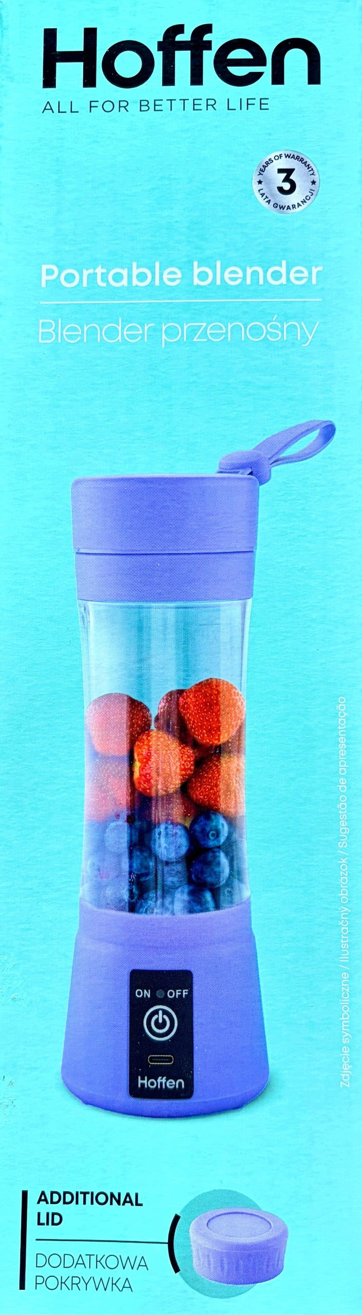 Hand blender Hoffen PB-6081-3 65 W purple Manufacturer code PB-6081-3
