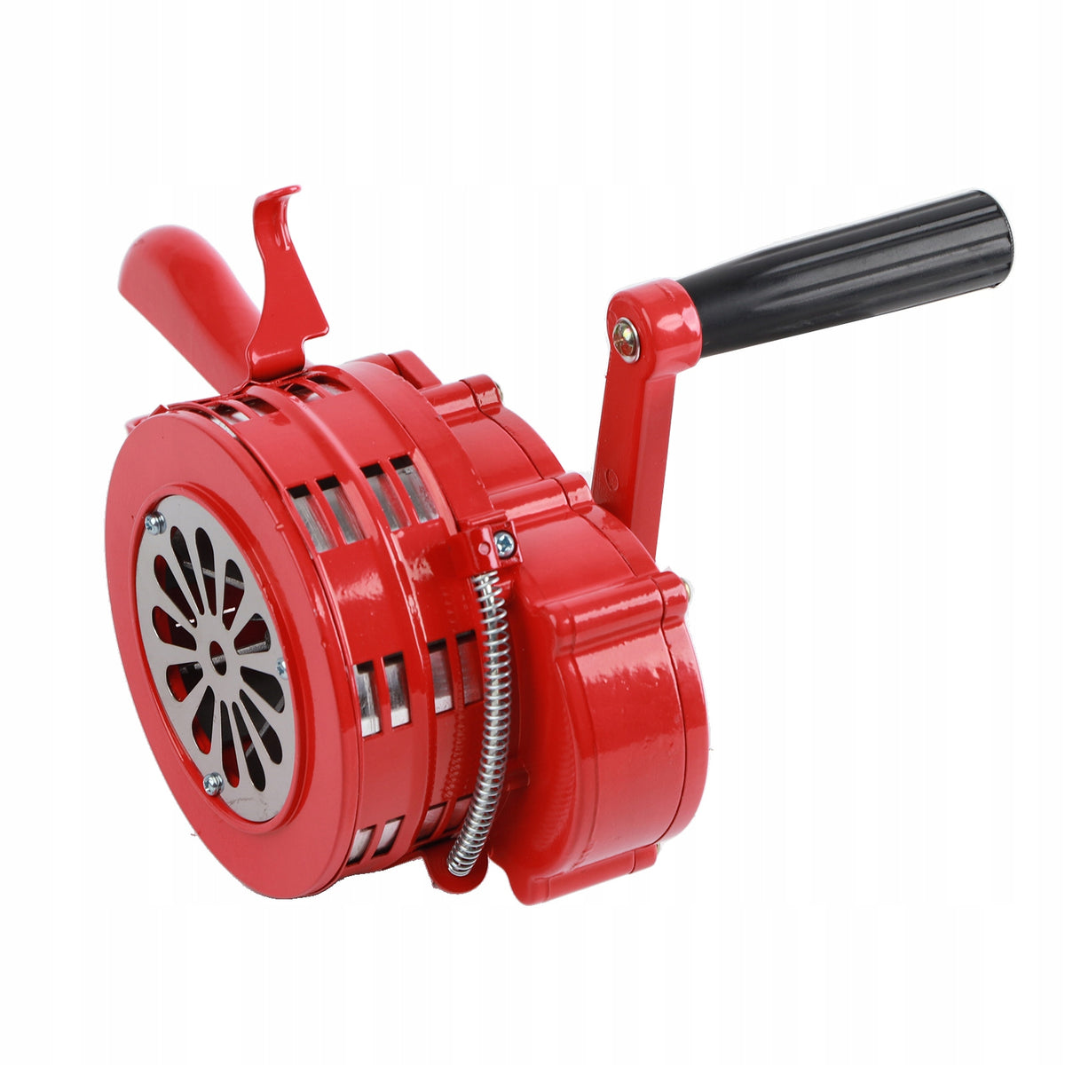 Hand crank siren red portable hand Manufacturer code 1011200456911