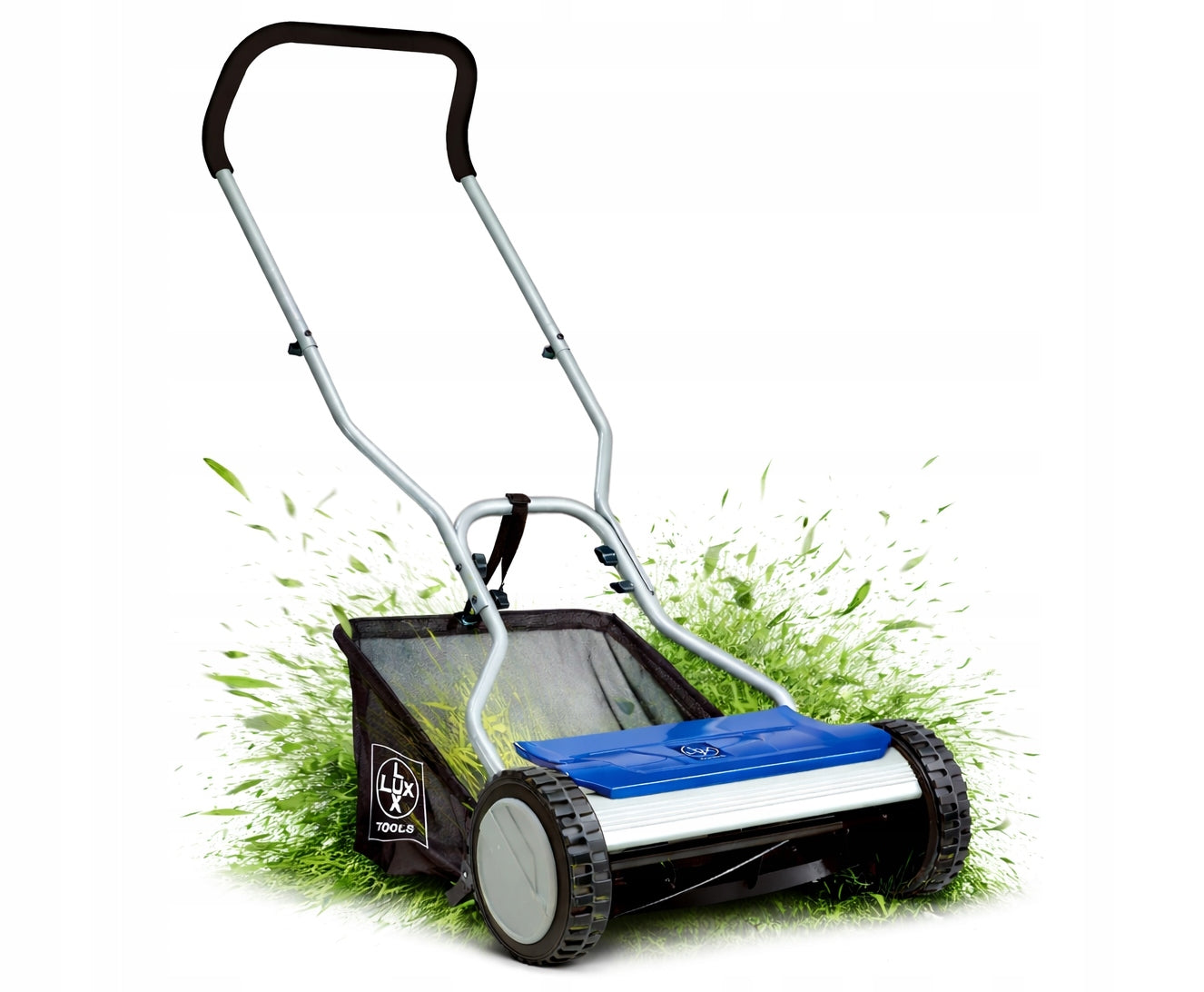 Hand drum mower 38 cm, with grass basket 35l LUX Tools HS-38