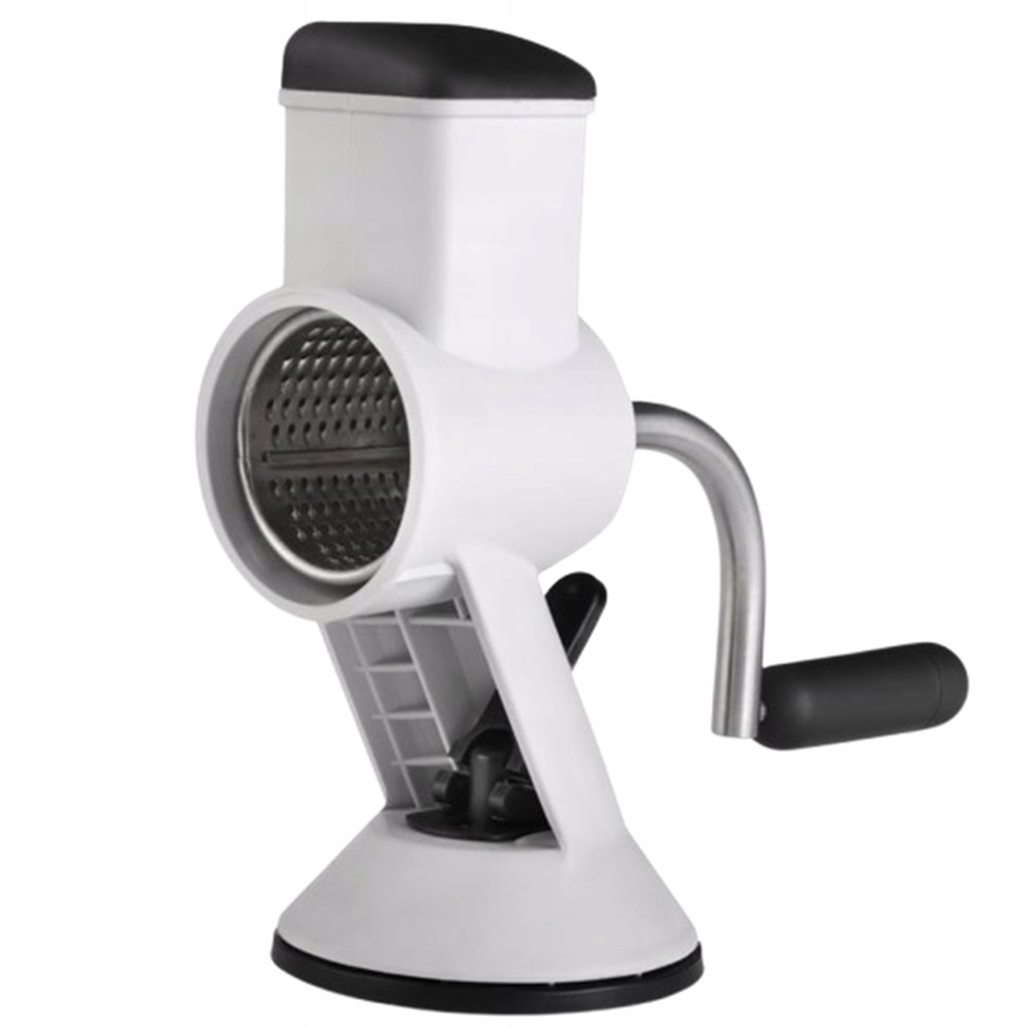 Hand grater for nuts dried fruit cheese knob DOMIK Poland white Manufacturer code DO-9911