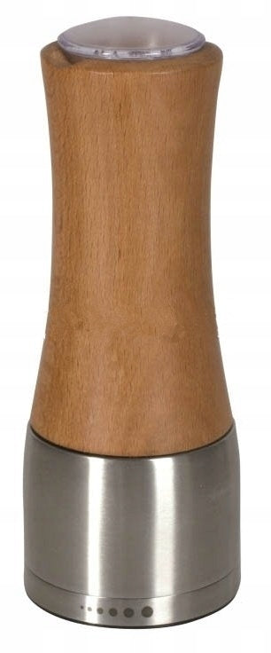 Hand grinder Ambition Falconi wood shades of brown and beige