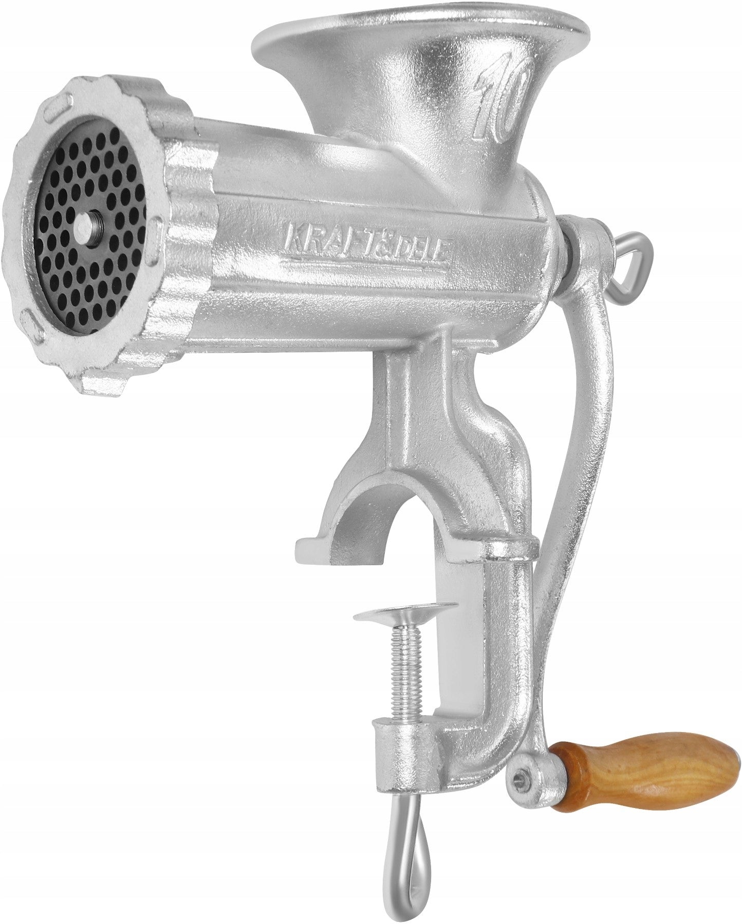Hand grinder for grinding meat size.10 + strainers + funnels Brand no brand