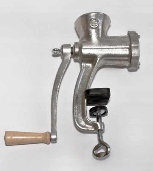 Hand grinder, homemade for grinding meat Poland ALFA No. 8 We makeVedlins EAN (GTIN) 5903855014572