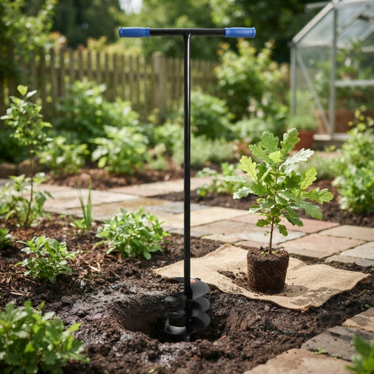 Hand-held soil drilling rig for soil drill 200 mm Manufacturer code s200