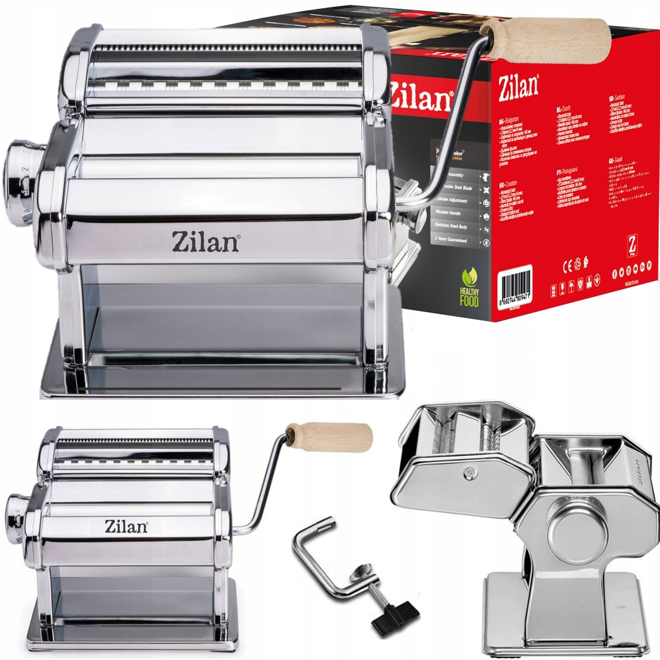 Hand machine for pasta and cake ZILAN PREMIUM PASTE MAKER